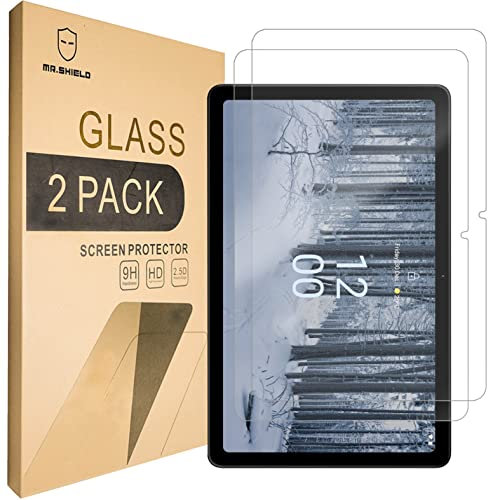 Mr.Shield Screen Protector For Nokia T21 / HMD T21 [Tempered Glass] [2-PACK] Screen Protector