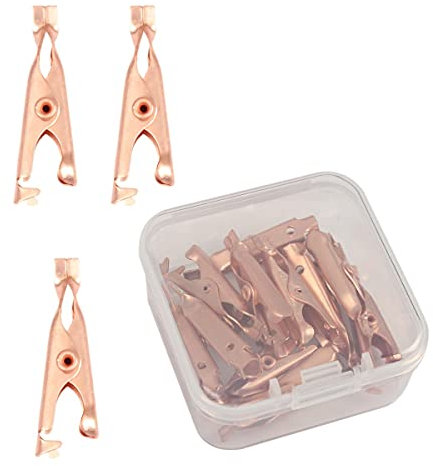 Peukerty 1 Box/12 Stück Kupfer Tag Entferner Warzenanhänger Kupfer Tag Out Tag Entfernen Werkzeug