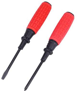 SPORTARC Schraubenzieher Set, 2 Stücke Mini Brillen Schraubenzieher Set Magnetisch Kleine Schraubenzieher Set mit Kreuzschlitz Torx Schlitzschraubendreher Magnetisierer für PC Uhren Phone