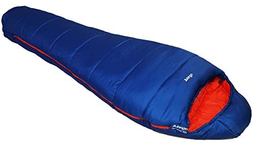 Vango Nitestar Alpha 250 Sleeping Bag - Duke of Edinburgh Recommended | Ultralight Mummy Sleeping Bag for Camping, Hiking, Outdoor, Backpacking (Classic Blue)