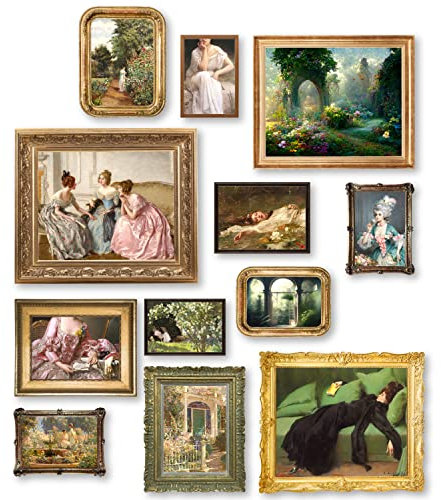 97 Decor Decoración gótica victoriana para el hogar, decoración de pared victoriana antigua, imágenes victorianas para pared, póster de retrato vintage para mujer, decoraciones de dormitorio con