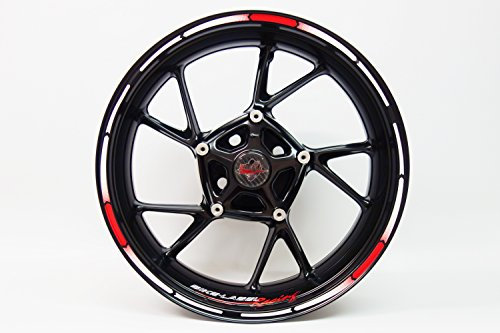 Felgenrand Aufkleber 17 Zoll Felgen kompatibel für Honda CB 125 X710008