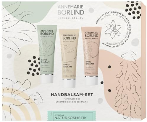 ANNEMARIE BÖRLIND HANDBALSAM SET (90ml) - Pflegt und Glättet Raue Hände, Schützt und Versorgt die Haut mit Feuchtigkeit, Vegan