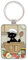 KIUB Porte clef avec des chats - chat patissier - collection BUG ART