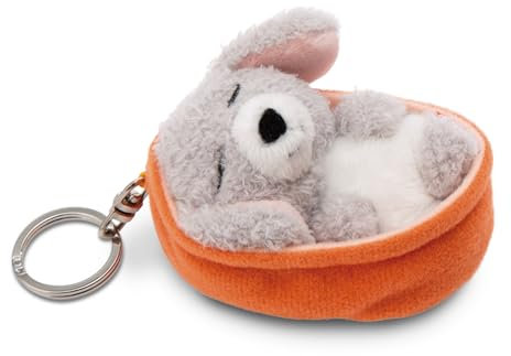 NICI Schlüsselanhänger Sleeping Pets Hund Pudel grau