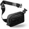 ZINZ Fanny Pack Hüfttasche für Reisen und den Täglichen Gebrauch, Umhängetasche für Damen und Herren,Schwarz