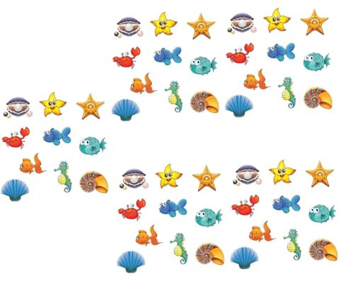 TOYANDONA 5sätze Cartoon Badewannen Aufkleber Für Selbstklebend Dekorative Badewannenkleber Für Bad Dusche Und Schwimmbad