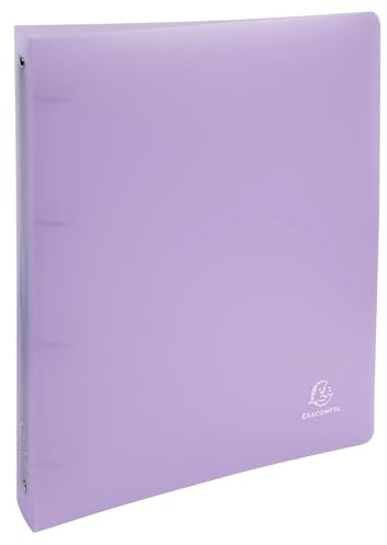 Exacompta - Réf. 51975E - Carton de 15 classeurs Chromaline - 4 anneaux ronds diamètre 30 mm - Dos 40 mm - Dimensions 32 x 26,8 cm - Format à classer A4 Maxi - Mauve