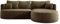DomoHome - Eckcouch Fiore - Stilvolle Schlafcouch Mit Automatischem Ausziehmechanismus, Hochelastischem Schaumstoff Und Modernem Design RECHTS 284x183x82 cm Salvador 10