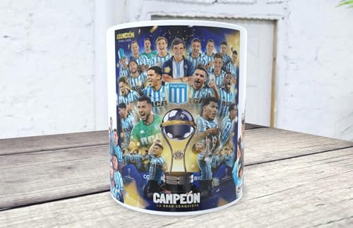La Huella Personalisierbare Tasse Racing Champion des südamerikanischen Pokals 2024, Titel 40 des größten Clubs in Avellaneda, Argentinien und der Welt, der Akademie