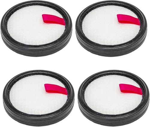 Daaxing Filtros lavables y reutilizables para aspiradora Cecotec para aspiradora de mano, compatible con INSE K370 N370 N300 sin bolsa, accesorios de repuesto (4 piezas)