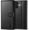 Kuafcase Compatible for iPhone 16 Plus Case with 4 Card Slots Magnetic Closure Kickstand Shockproof Protective Phone Case Compatible for iPhone 16 Plus - Black