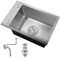 Fregadero De Cocina Compacto De Una Cubeta – Minifregadero Pequeño De Acero Inoxidable Plateado (304) Que Ahorra Espacio, Ideal Para Caravanas, Encimeras Y Lavavajillas.(55 * 35 * 20cm)