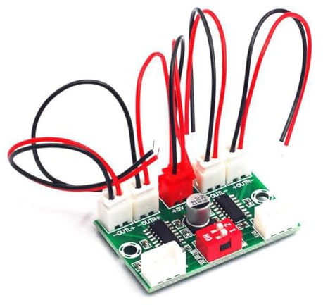 Koolenry PAM8403 XH-A156 Audio Amplifier Board 4 Channels 3Wx 4 DC 5V Small Stereo Amp Amplifier Board