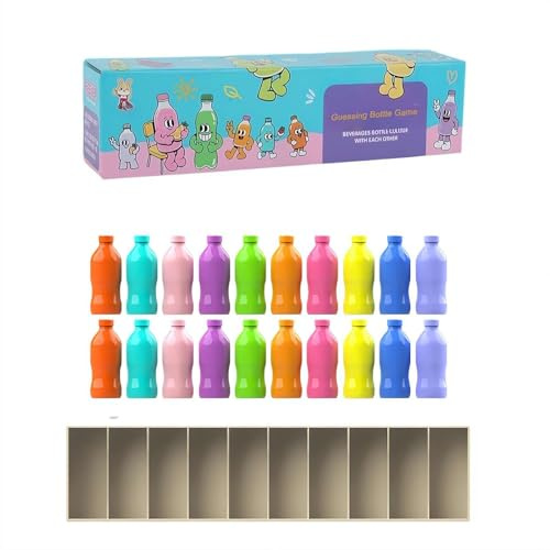 Bottle Color Match Game,Fun Family Board Game,Bottle Color Challenge Game,Pemikiran Logik,Permainan Pasangan Memori,Pengecaman Warna,for Kids and Adults,Fun Board Game
