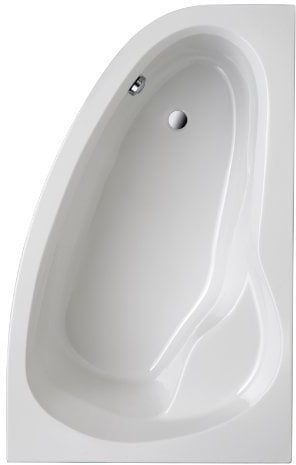 Ottofond Raumsparbadewanne Loredana 175 x 110 cm, rechte Ausführung
