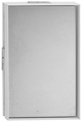 Upmann 80711 Fliesenrahmen PVC 206x209mm-80711, weiß, verzinkt