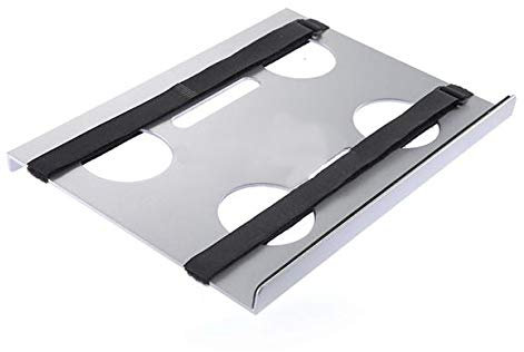 Infuu Holders 013 Laptop Plate Metal Aluminium 320 x 230 Silver 1/4 Inch Thread for Notebook Tripod Tripod Mount Tray