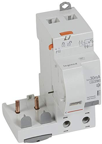 Bloc différentiel adaptable DX3 2P 230V~ - 63A - typeF 30mA - pour disj 1 module/pôle