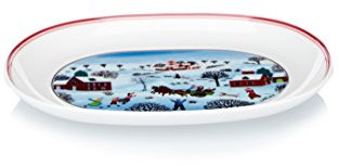 VILLEROY & BOCH Naif Christmas Pickle dish 10 1/4