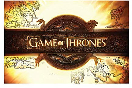 Game of Thrones Drucken, Holz, Mehrfarbig, 61 x 91.5cm