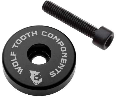 Wolf Tooth Components Ultralight Stem Cap with Integrated 5mm Spacer by