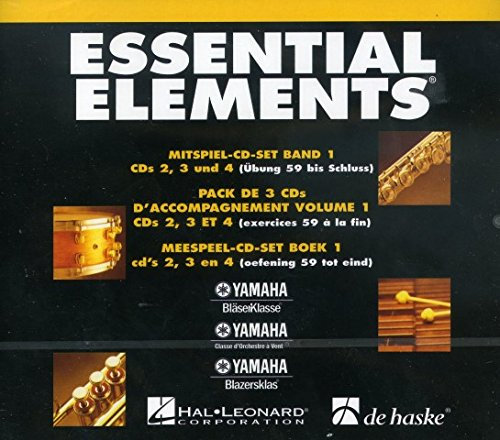 ESSENTIAL ELEMENTS MITSPIEL-3er CD-SET zu BAND 1 - enthält CD 2 , 3 , 4 passend arrangiert zur gleichnamigen Notenausgabe [Noten / Sheetmusic] aus der Reihe: YAMAHA BLÄSERKLASSE