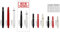 BULL'S Uk-Nylon Shaft, Extra Short, schwarz, 1 Satz