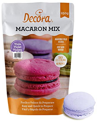 Decora 0300428 Preparato Macaron In Polvere Viola 250 G