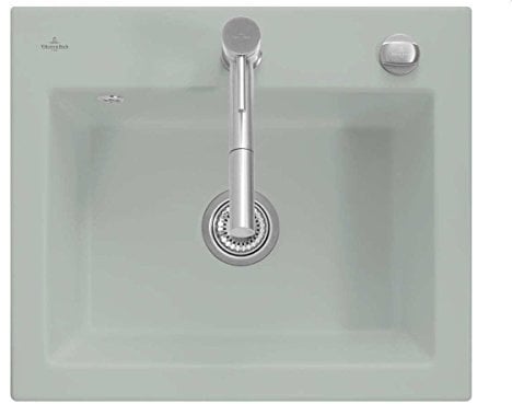 Villeroy & Boch Subway 60 S Flat Fossil Grau Keramikspüle Flächenbündig Küche