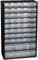 Raaco Kleinteilemagazin B.306xT.150xH.510mm 44Schubl. m.Aufhängeloch Stahlgehäuse/PP