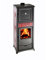 La Nordica Rossella Plus Forno Evo Kaminofen Bordeaux mit Backfach 9,1 kW 260 m³ Holz