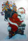 RETRO KULT XXXL 68 h x 48,5 b cm groß WEIHNACHTSMANN SANTA selbstklebende Fensterdekoration Fensterbild, Fensteraufkleber, MADE IN GERMANY Wandtattoo Deko Sticker, Weihnachtsdekoration, Schaufenster In- und Outdoor , Kinderzimmer, Winter Basteln Spielen Kleben, Bunte Klebebilder für das Fenster Sticker, Weihnachten Rentier Tannenbaum Geschenke Weihnachtskalender Nikolaus Engel Christmas Schneemann