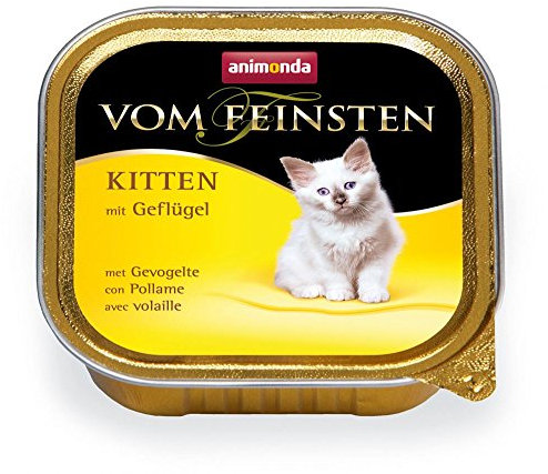 animonda Katze Vom Feinsten Kitten Geflügel Größe 16 x 100g