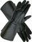 SI Herren Mittelalter Renaissance Cosplay Swordman Steampunk ungefüttert Lederhandschuhe, Schwarz, Medium
