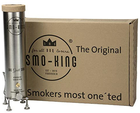 Smo-King Generador de humo frío Big-Grill-SMO 1,25 litros con bomba de membrana de 230 V