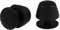 10 Taschenfüße-Standfüße 19mm schwarz Kunststoff für Taschen Rucksäcke Koffer