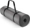 TRESKO Yogamatte Phthalatfrei - Gymnastikmatte rutschfest, Pilatesmatte Fitnessmatte mit Tragegurt, 190 x 100 x 1,5 cm