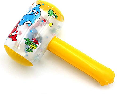 Vektenxi Cartoon Glocke Hammer Spielzeug - Kinderspielzeug - Cartoon-Thema - PVC-Material - Mechanisch - Unisex - Alter: Kind