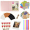 JXE - Set di accessori per fotocamera istantanea, album fotografico, decorazione da parete, in acrilico, adesivi colorati compatibili con Fujifilm Instax Wide 300/210 Instant Films-PK