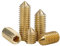 ANSIEDIO Tornillos Sin Cabeza Tornillo Allen de Cola de Cono Tornillos Prisioneros de Latón - M3×6mm,30 pcs