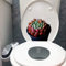 SHMAZ WC Deckel Aufkleber 22.1X20.5Cm Exquisite Sukkulenten Im Topf Wohnzimmer Home Decoration Wandaufkleber Toilette Wc