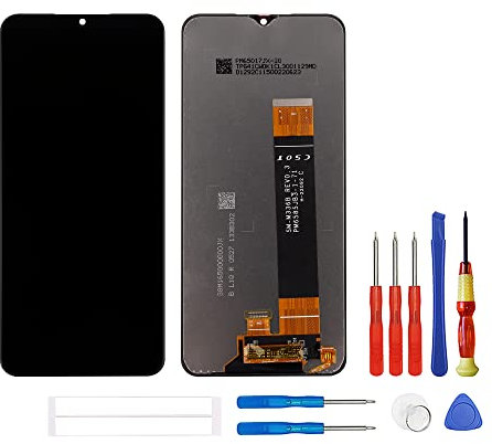 swark Écran LCD compatible avec Samsung Galaxy M23 5G SM-M236 & M33 5G SM-M336 (noir sans cadre) Écran tactile Digitizer Assembly Verre + Outils