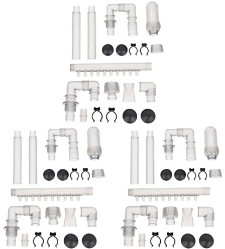POPETPOP 3 Sets Plumbing Fittings Fish Tank Accessory Water Inflow Fish Bowl Filter Hose Filter Aquarium Filter Floss External Canister Filter Aquarium Floss Abs Use Tube Water