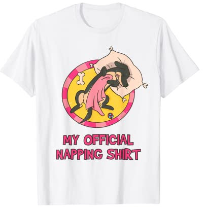 Dackel Schlafen Decke Kissen Offizielles Nickerchen T-Shirt