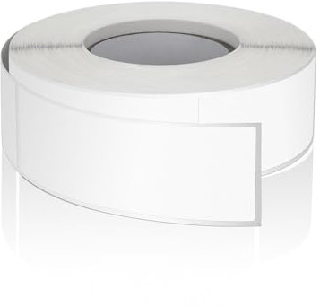 Weiß Rechteckig Aufkleber 7.6 x 2.5cm Farbkodierung Selbstklebend Etiketten Umzug Rollen Ablösbar 500 Stück
