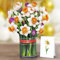CUTPOPUP Bouquet di Narcisi - Biglietto Auguri Compleanno, Biglietto Festa della Mamma, 15.5x20.5cm 3D Biglietto Compleanno per Moglie, Mamma, Figlia, Lei, Ragazza (Daffodil Bouquet SM) US8-69.SM IT