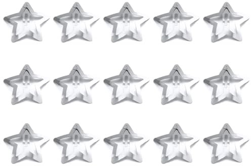 Tadipri 15pcs Fermagli per Capelli Stella Argento Mollette per Capelli Stella Clip per Capelli di Metallo a Forma di Stella Accessori Capelli per Ragazze Donna