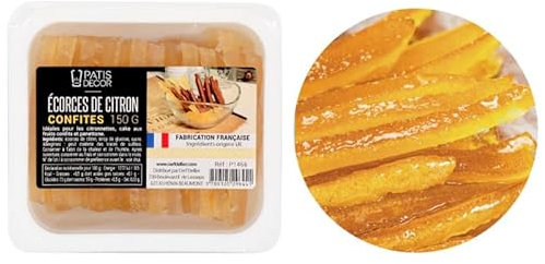 Ecorces de citron confites 150 g