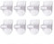 8 Pcs Spray Bottle Holder Wall Mount, Save Space Strong Adhesive Spray Bottle Hanger for Cabinet Plastic Spray Bottle Rack Organizer To Create Storage Space for Home Kitchen